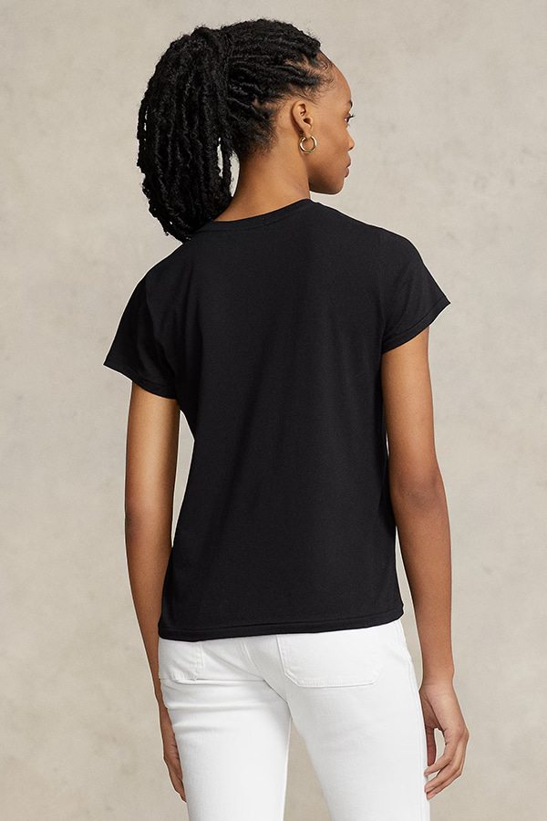 ΜΠΛΟΥΖΑ T-SHIRT POLO RALPH LAUREN - 001 POLO BLACK / BLACK